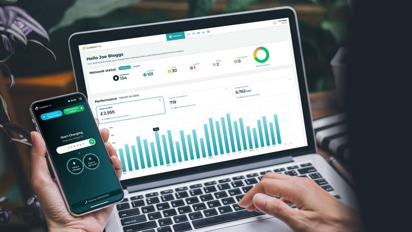 Person using the Clenergy EV-branded software systems.