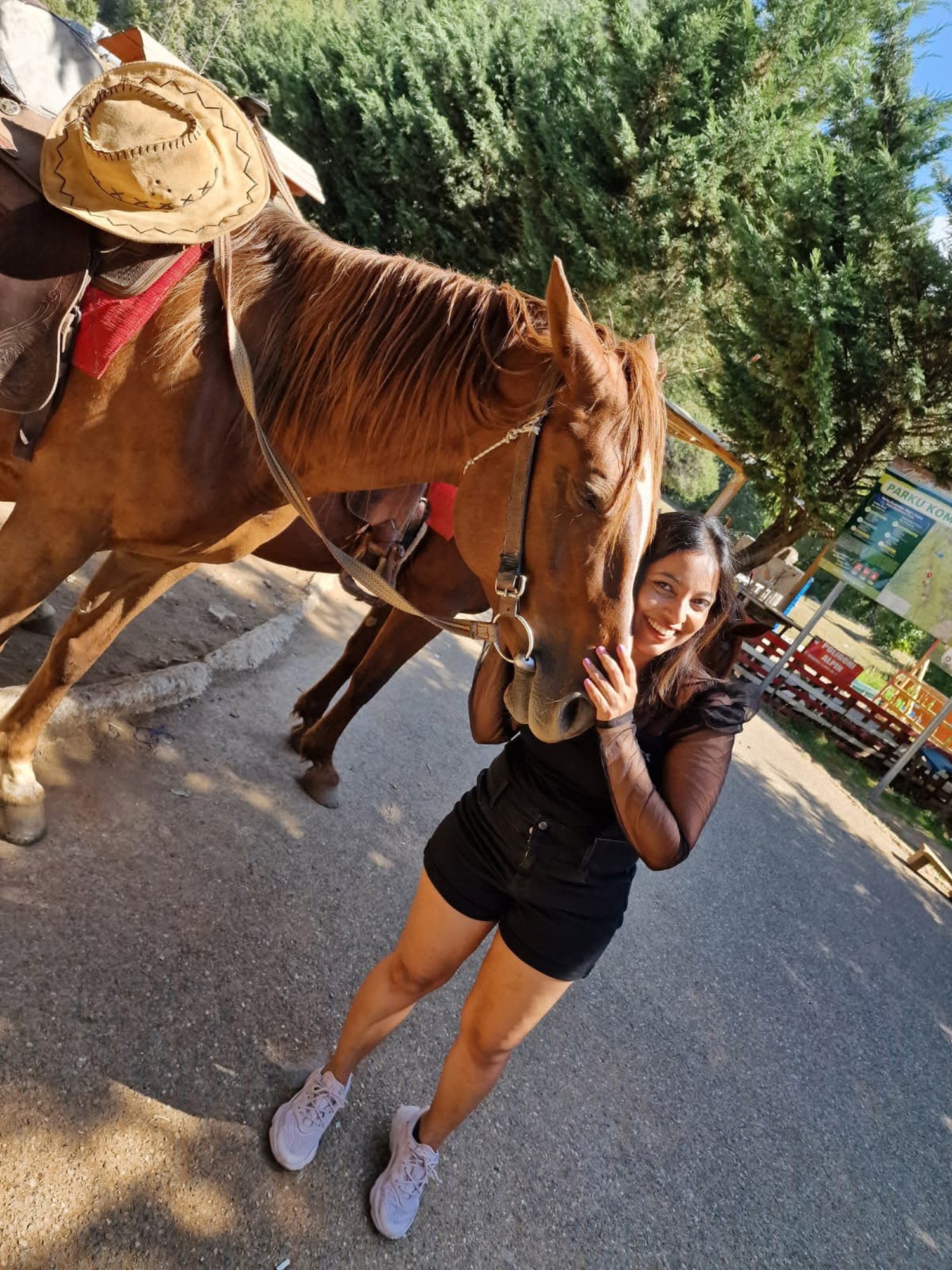 Sujane with Animals