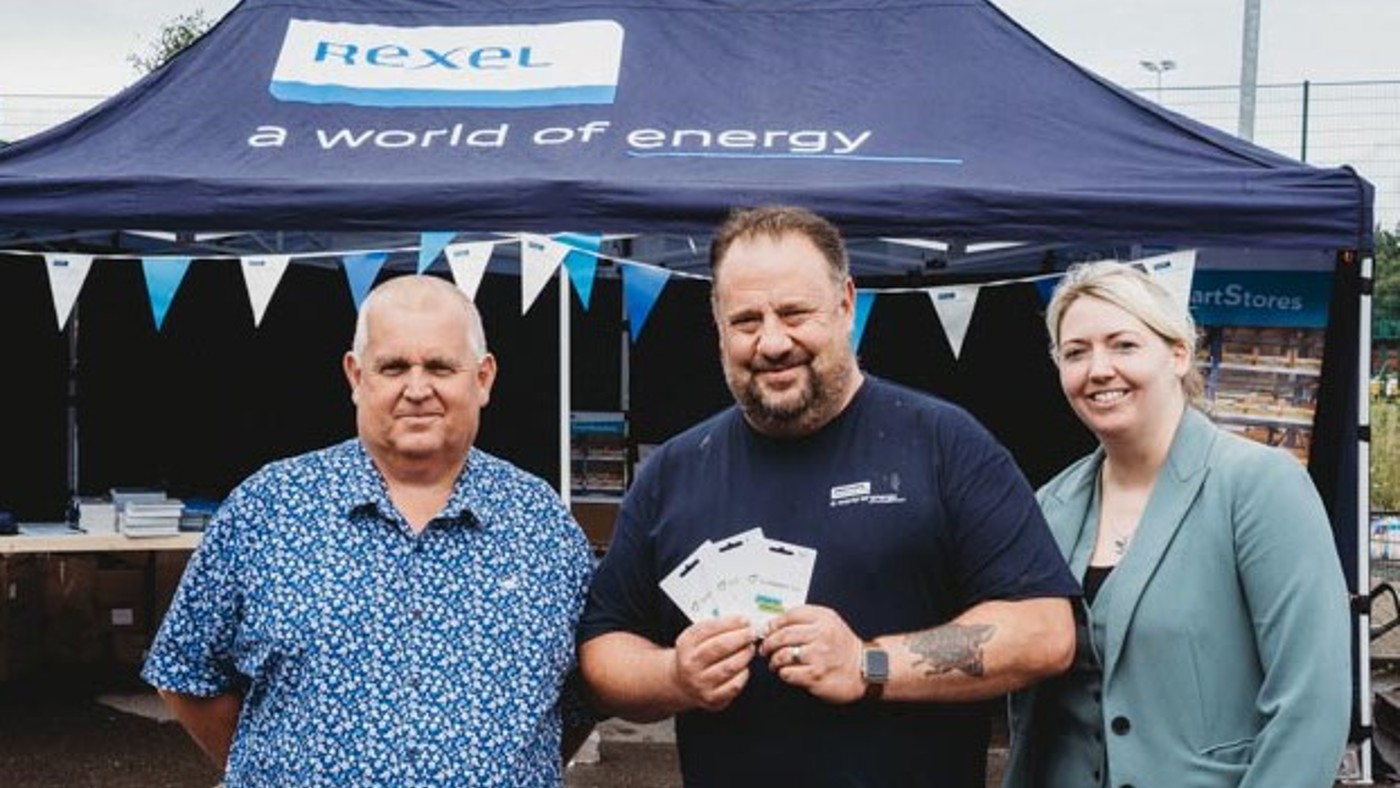 Employees from Rexel UK head office